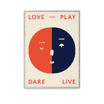 Mado paper collective poster two faces 50x70