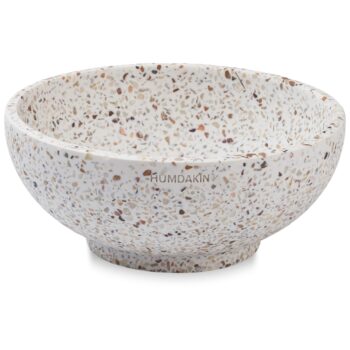 Decoratieve terrazzo schaal humdakin 18 cm