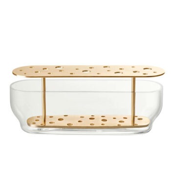 Fritz Hansen Ikebana vaas long messing