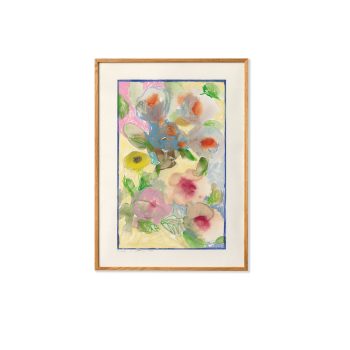 Paper Collective poster 30x40 Flower Window pastelkleurige bloemen van Liat Greenberg
