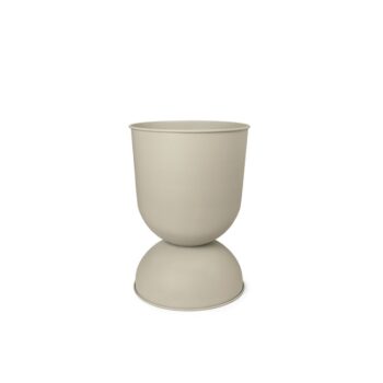 fermLIVING Hourglass bloempot beige small binnen buiten