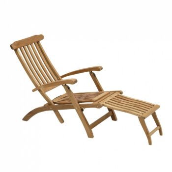 Ligbed steamer Fritz Hansen Skagerak teakhout tuinmeubel