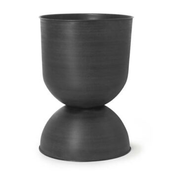Ferm Living Hourglass bloempot large zwart