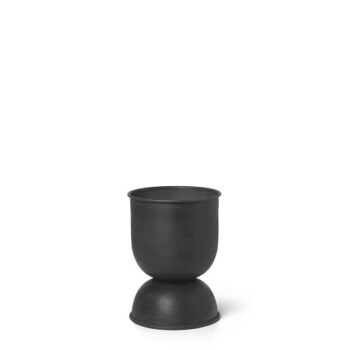 Ferm Living Hourglass bloempot xs zwart