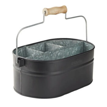 Humdakin System Bucket zwart toolbox opberger met vakjes