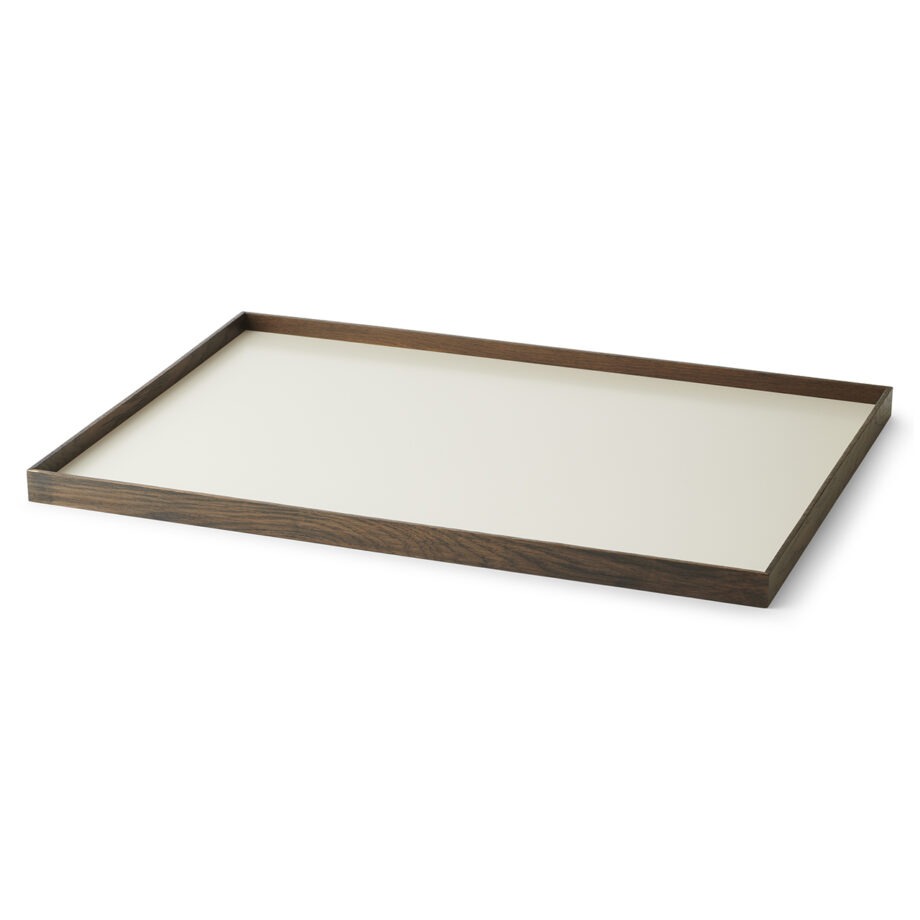 Gejst Frame Tray beige gerookt eiken large