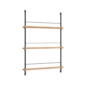 Moebe magazine shelf tijdschriften wandrek 115.1 Wit zwart