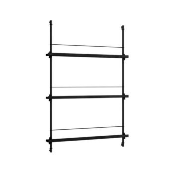 Moebe magazine shelf tijdschriften wandrek 115.1 gerookt zwart
