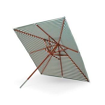 Skagerak Messina parasol vierkant 300x300 dark green apricot