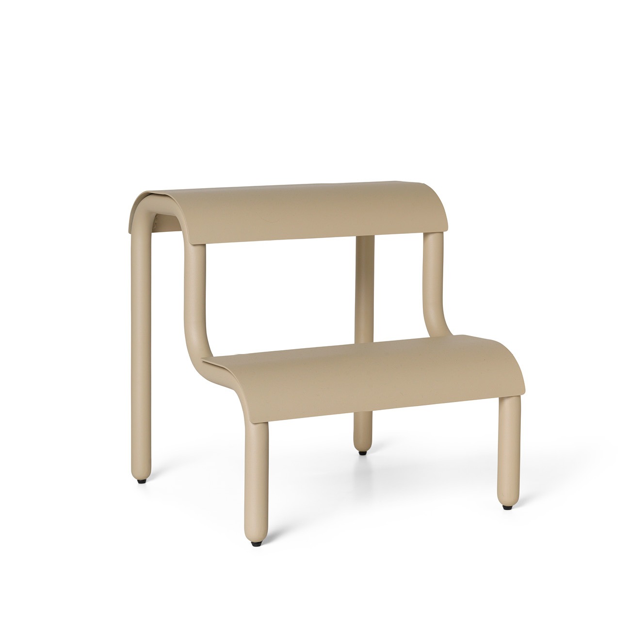 Ferm Living keukentrap up stel metaal beige cashmere