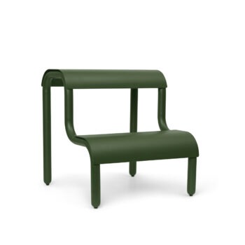 Ferm Living keukentrap up stel metaal groen forest green