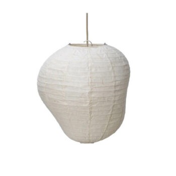 Kurbis lamp rijstpapier lampenkap Ferm Living 40cm