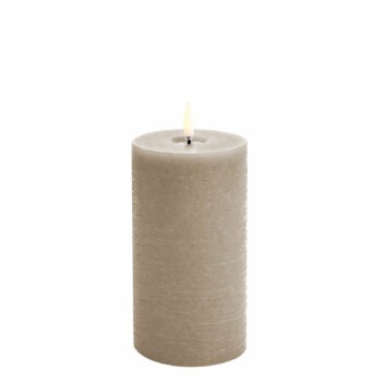 Uyuni LED stompkaars zand taupe 15 cm