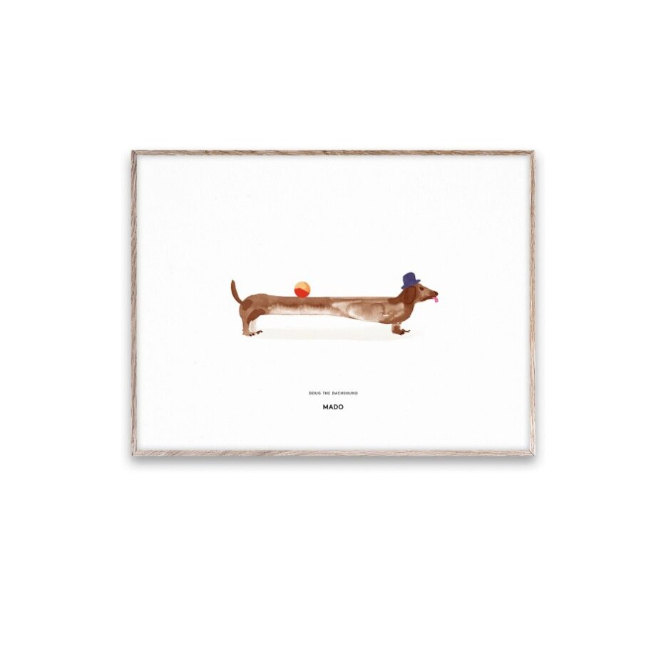 poster-30x40-doug-the-dachshund-mado-teckel