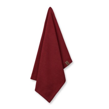Humdakin theedoek Maroon rood kerst