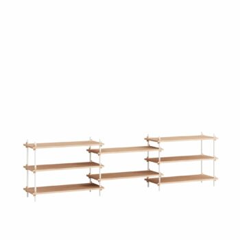 Moebe Shelving System S.64.3.A eiken wit