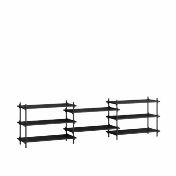 Moebe Shelving System S.64.3.A zwart