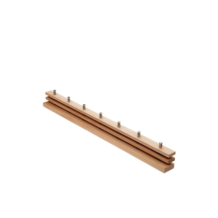 Fritz Hansen Cutter kapstok in eikenhout van 100 cm lang ontworpen door Skagerak