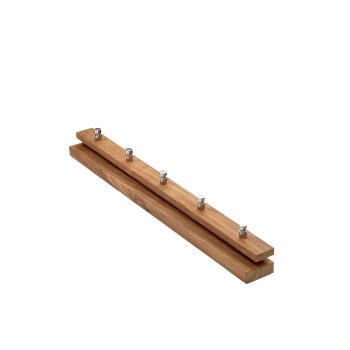 Fritz Hansen Cutter kapstok in teakhout van 72 cm lang ontworpen door Skagerak
