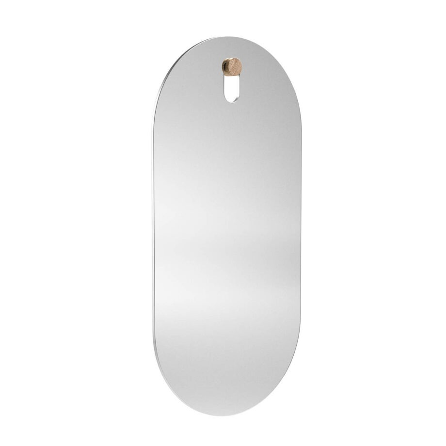 Minimalistische Ekta living spiegel Mirror you ovaal
