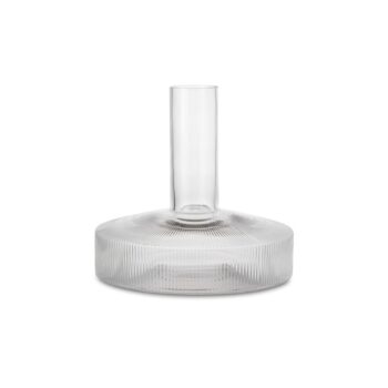 Ferm Living Ripple Wijn karaf helder glas 1,1 liter
