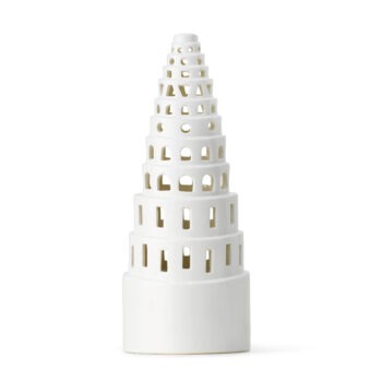 Urbania waxinelichthouder light house huis Kähler wit