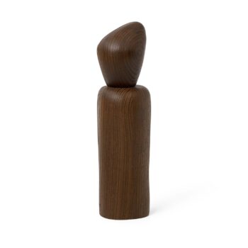 Ferm Living Cairn grinder zout pepermolen donkerbruin essenhout