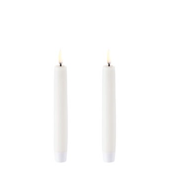 Led kaarsen 15 cm 2 stuk wit Uyuni Lighting