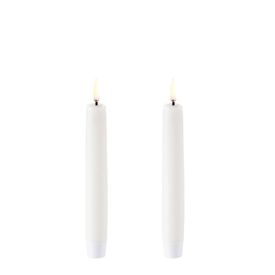 Led kaarsen 15 cm 2 stuk wit Uyuni Lighting
