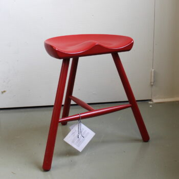 Showroommodel Shoemaker chair kruk rood limited Form Refine