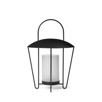 Ferm Living Abri lantern windlicht outdoor zwart
