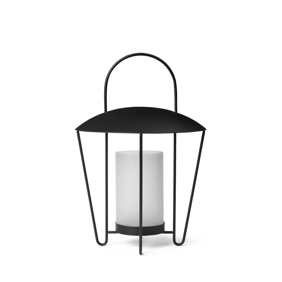 Ferm Living Abri lantern windlicht outdoor zwart