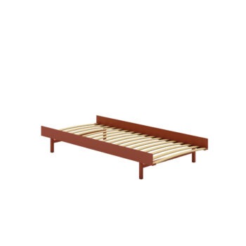 Moebe bed 90 cm terracotta japandi bed