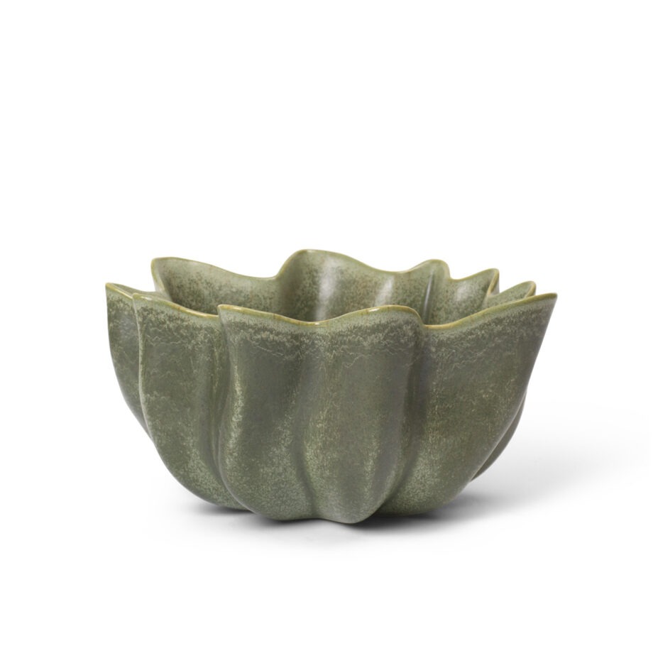 Ferm Living Nium Bowl decoratie schaal groen groot 36 cm