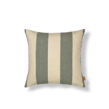 Ferm Living outdoor kussen Strand Dark Lichen Parchment