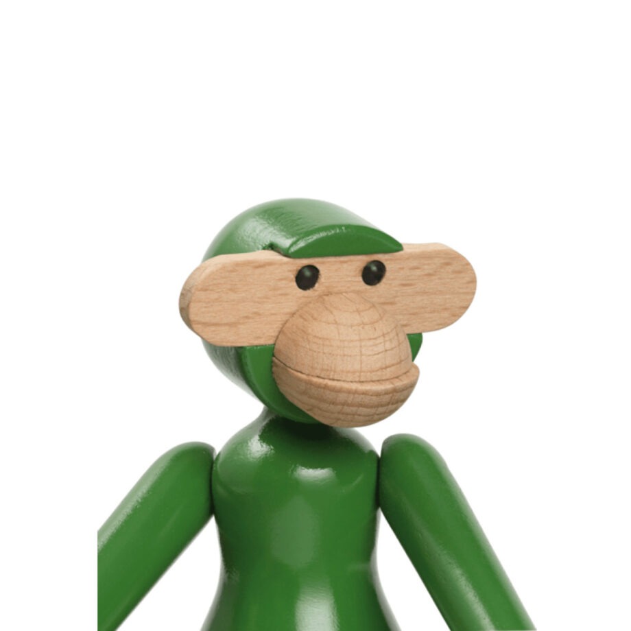Kay Bojesen monkey vintage mini groen detail