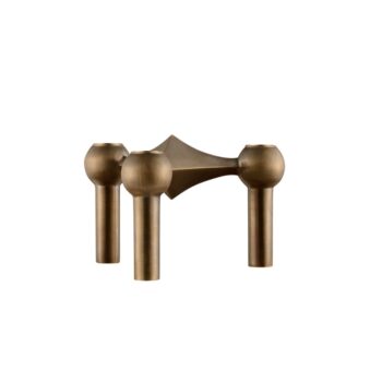 Stoff Nagel kandelaar Bronced Brass