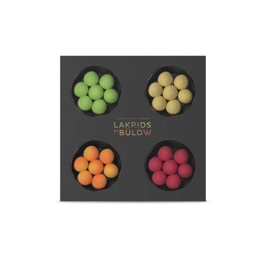 Lakrids by Bulow Summer Selection box drop met chocolade fruitsmaak