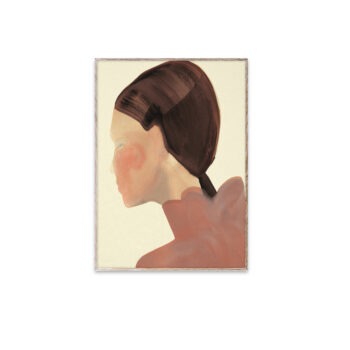 The Ponytail Paper Collective poster 30x40 cm Stoffig roze