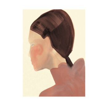 The Ponytail Paper Collective poster Stoffig roze