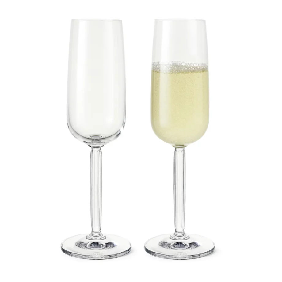 Hammershøi Champagne glas transparant set van 2 stuk.jpeg