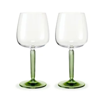 Hammershøi Rode Wijnglas transparant groen Kähler design.jpeg