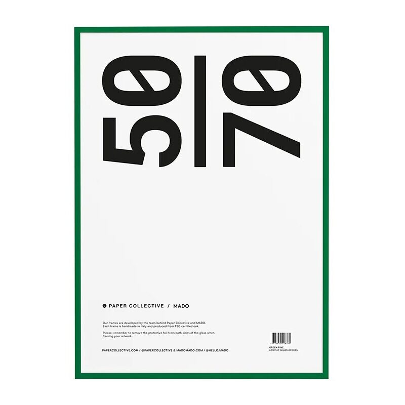 Paper Collective Frame 50x70 cm posterlijst groen Kader