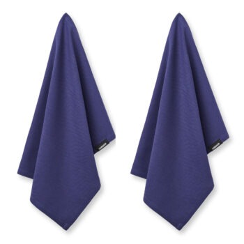 Humdakin blauwe theedoeken Midnight Turbo