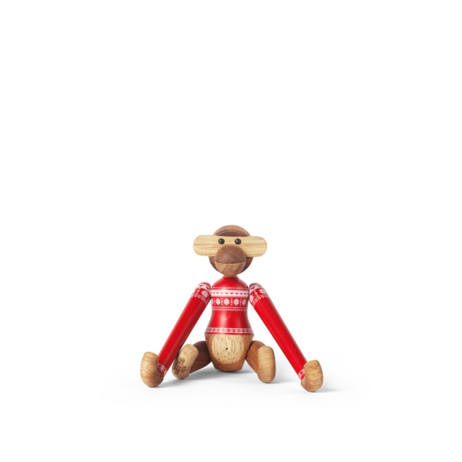 Kay Bojesen Christmas Jumper monkey 2024 mini houten aap