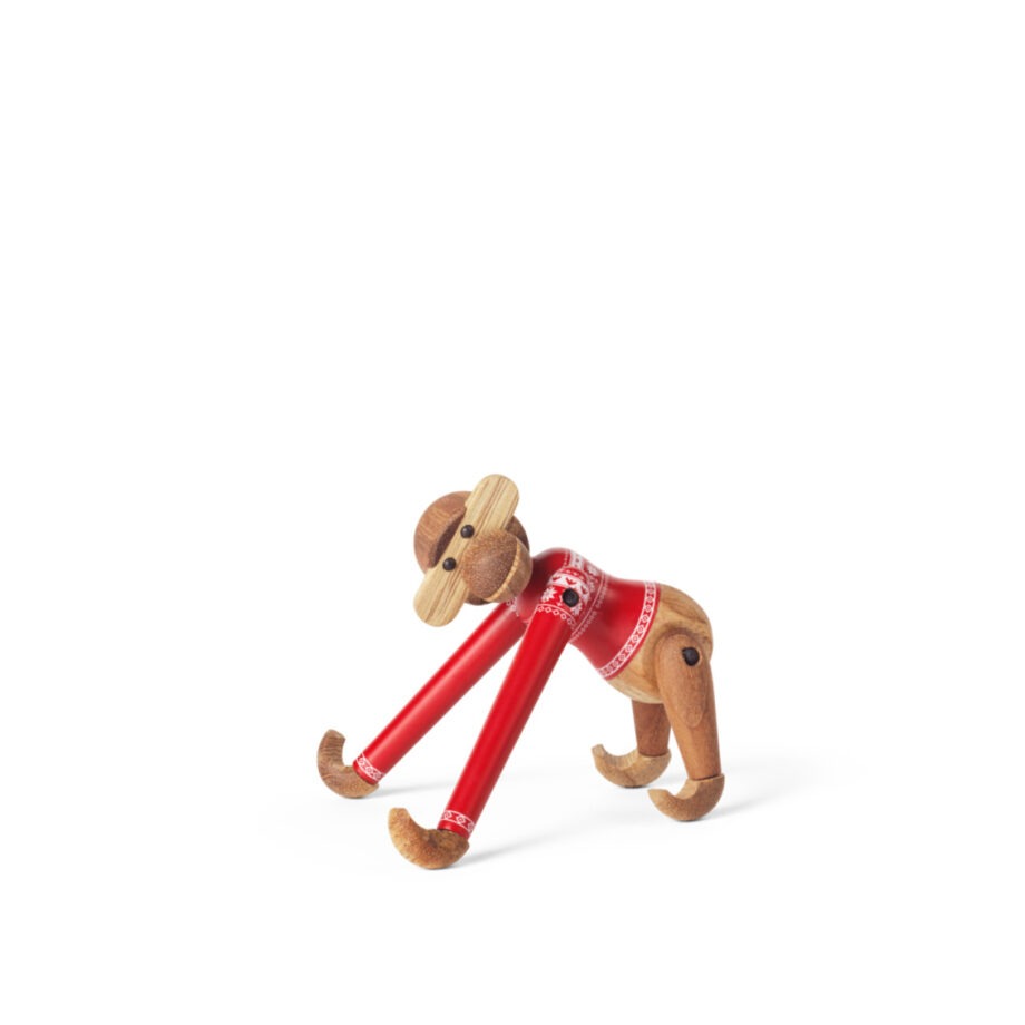 Zijkant Kay Bojesen Christmas Jumper monkey 2024 mini aap