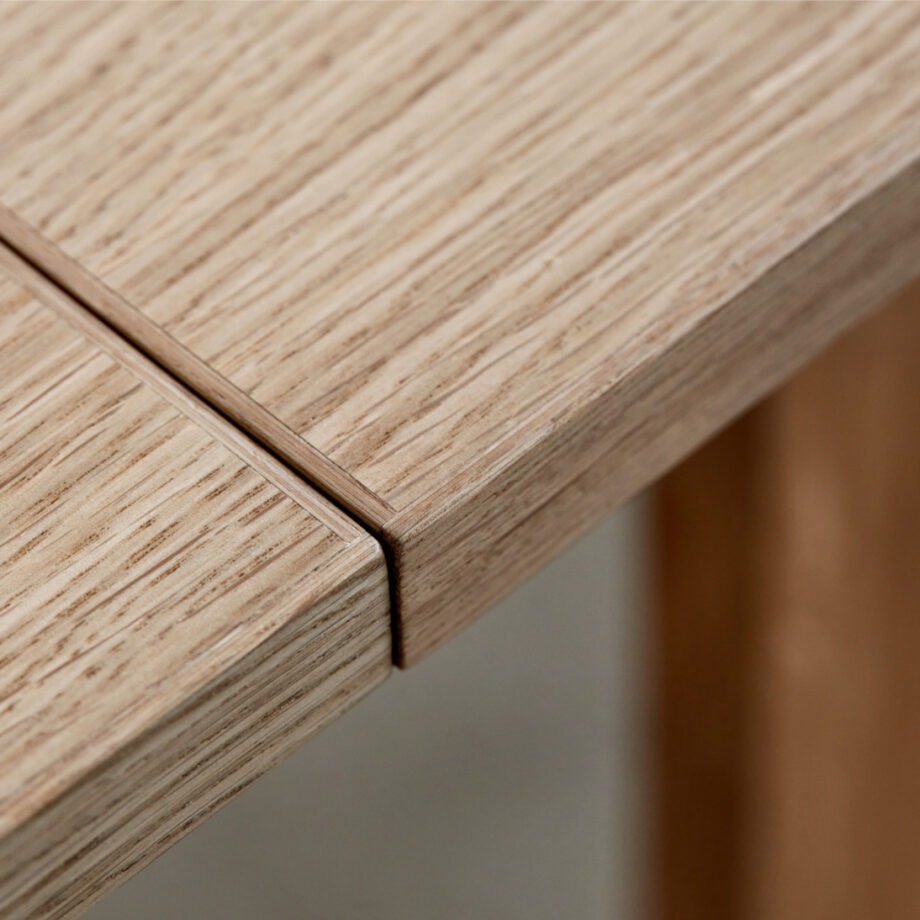 detail eiken Extensie blad moebe eettafel