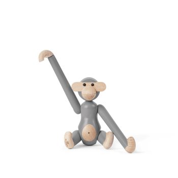 Kay-Bojesen-monkey-aap-mini-grijs-zittend