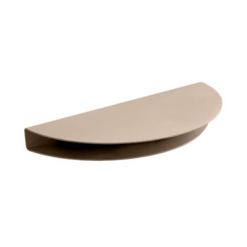 Moebe Half Moon Shelf wandplank warm grey grijs beige