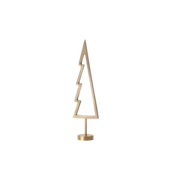 Ferm Living Winterland tree Outline massief messing kerstboompje